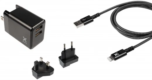 Xtorm Volt Reislader 17W Oplader 2x USB + USB to Lightning Kabel 1M afbeelding 7