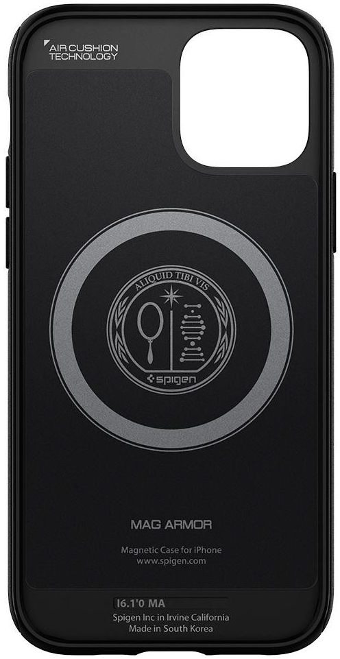 Spigen Mag Armor iPhone 12 / 12 Pro Hoesje voor Apple MagSafe Zwart afbeelding 13
