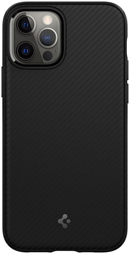 Spigen Mag Armor iPhone 12 / 12 Pro Hoesje voor Apple MagSafe Zwart afbeelding 2