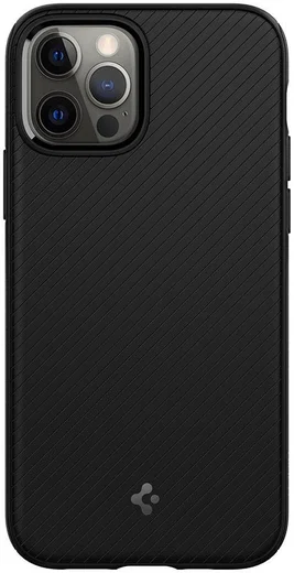 Spigen Mag Armor iPhone 12 / 12 Pro Hoesje voor Apple MagSafe Zwart afbeelding 2