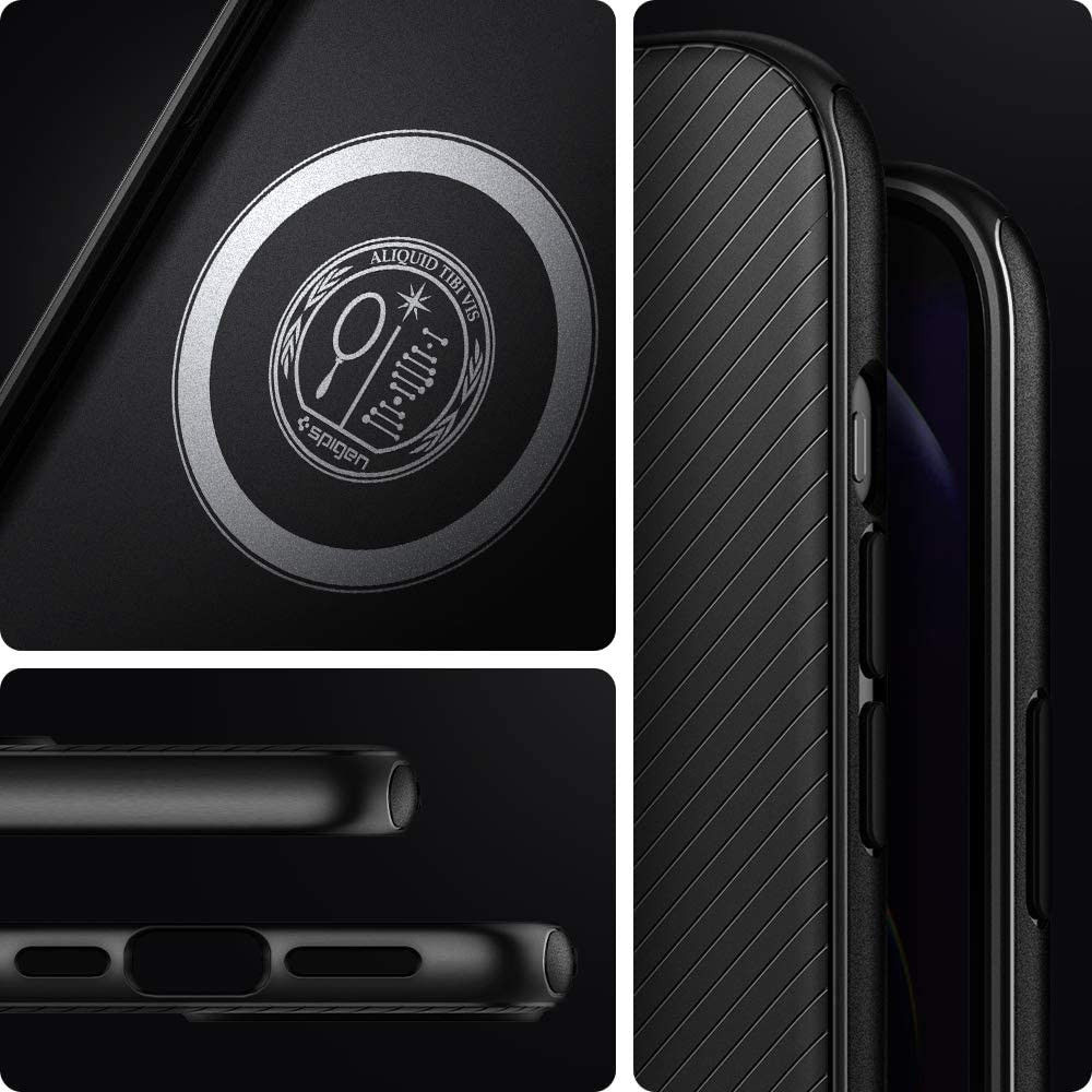 Spigen Mag Armor iPhone 12 / 12 Pro Hoesje voor Apple MagSafe Zwart afbeelding 9