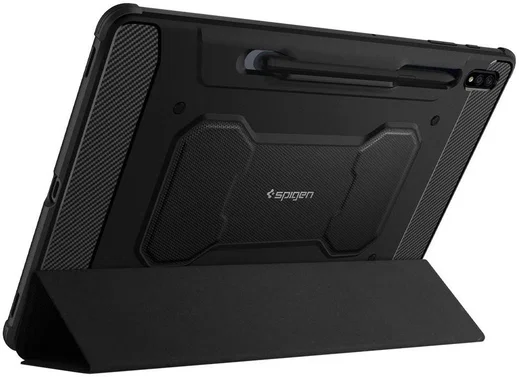 Spigen Rugged Armor Pro Samsung Galaxy Tab S7 Plus Hoes Zwart afbeelding 17