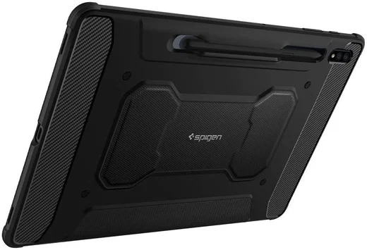Spigen Rugged Armor Pro Samsung Galaxy Tab S7 Plus Hoes Zwart afbeelding 18