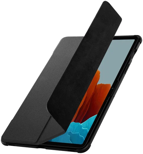 Spigen Rugged Armor Pro Samsung Galaxy Tab S7 Hoes Book Case Zwart afbeelding 3