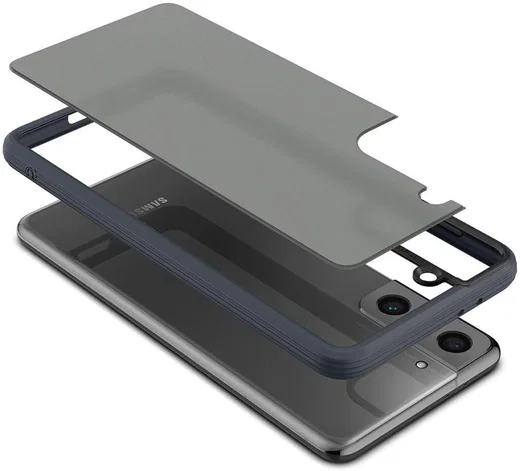 Spigen Ciel by Cyrill Color Brick Samsung Galaxy S21 Hoesje Grijs afbeelding 3