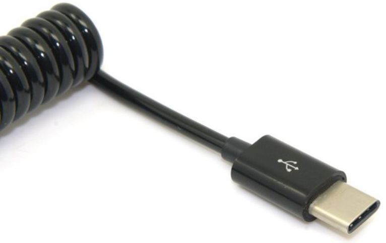 Universele Rekbare USB-A naar USB-C Krulsnoer Kabel 3 Meter Zwart afbeelding 7
