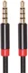 3.5mm Jack naar 3.5mm Jack Gevlochten Aux verlengkabel Zwart 3 Meter afbeelding 1