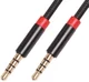 3.5mm Jack naar 3.5mm Jack Gevlochten Aux verlengkabel Zwart 3 Meter afbeelding 9
