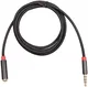 3.5mm Jack naar 3.5mm Jack (Female) Gevlochten Aux Kabel Zwart 1 Meter afbeelding 3