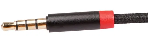 3.5mm Jack naar 3.5mm Jack (Female) Gevlochten Aux Kabel Zwart 1 Meter afbeelding 8