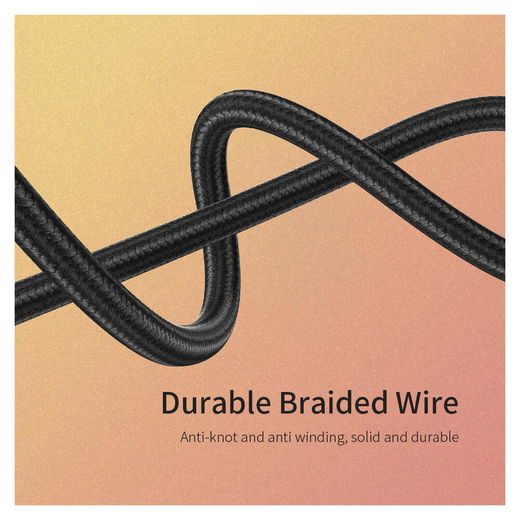 Essager USB-C naar 3.5mm Jack Aux Kabel DAC Connector 1 meter Grijs afbeelding 11