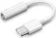USB-C naar 3.5mm Jack (Female) Aux Kabel Connector Wit afbeelding 1