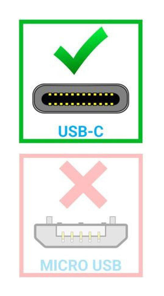 Universele Rekbare USB-C Krulsnoer Kabel 90 Centimeter Grijs afbeelding 7