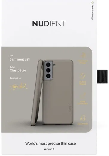 Nudient Thin Case V3 Samsung Galaxy S21 Hoesje Back Cover Beige afbeelding 9
