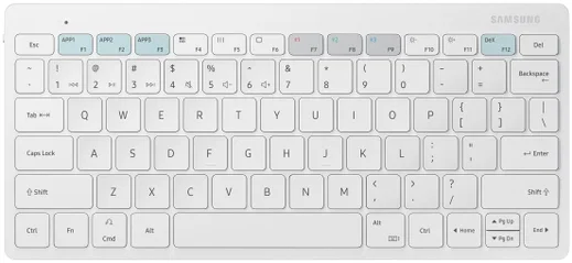 Samsung Smart Keyboard Trio 500 Draadloos Bluetooth Toetsenbord Wit afbeelding 1
