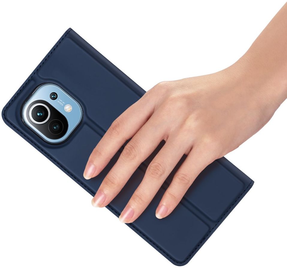 Dux Ducis Skin Pro Series Xiaomi Mi 11 Hoesje Wallet Case Blauw afbeelding 9