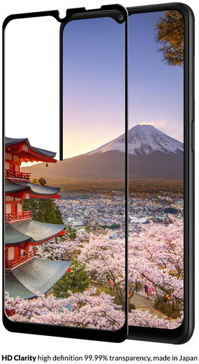 Eiger Samsung Galaxy A12 / A32 5G / M12 Tempered Glass Gebogen afbeelding 2