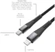 4smarts 20W USB-C naar Apple Lightning Kabel 3 Meter 3A Zwart/Grijs afbeelding 6