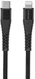 4smarts PremiumCord USB-C naar Lightning MFI Kabel Zwart Grijs 25CM afbeelding 1