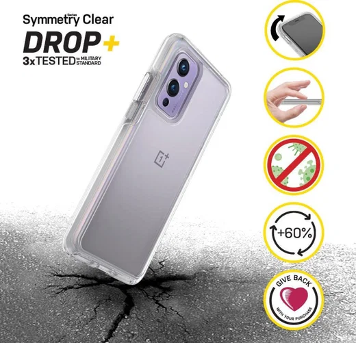 OtterBox Symmetry OnePlus 9 Pro Hoesje Back Cover Transparant afbeelding 5