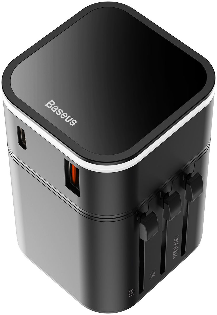 Baseus Wereld Stekker 18W met QC 3.0 en Power Delivery 3.0 Reislader afbeelding 2