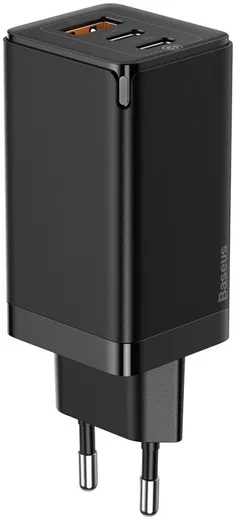 Baseus GaN2 Pro Snellader 65W met PD + USB-C Kabel 1M Zwart afbeelding 2