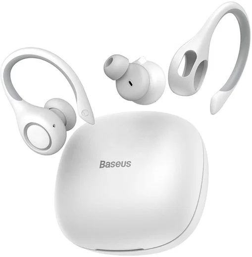 Baseus Encok W17 TWS Draadloze Bluetooth Oordopjes Wit afbeelding 1