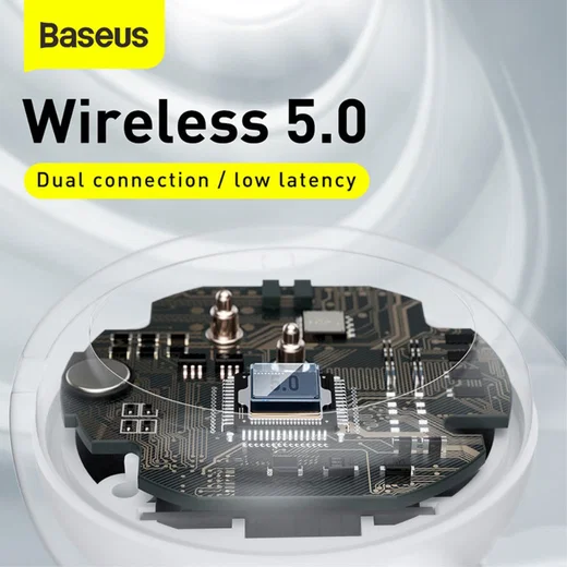 Baseus Encok W17 TWS Draadloze Bluetooth Oordopjes Wit afbeelding 11