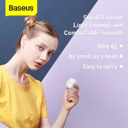 Baseus Encok WM01 TWS Draadloze Bluetooth Oordopjes Wit afbeelding 10