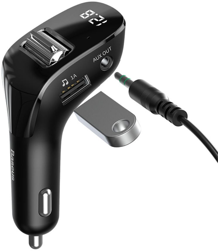 Baseus Bluetooth Muziek Transmitter en USB Autolader met Quick Charge afbeelding 3