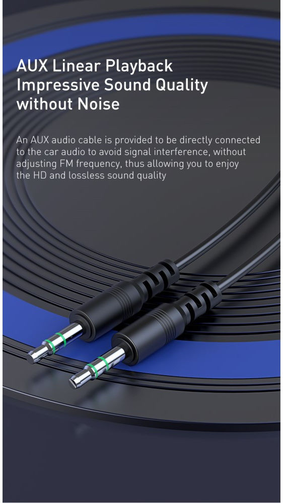Baseus Bluetooth Muziek Transmitter en USB Autolader met Quick Charge afbeelding 9
