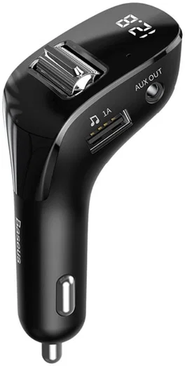 Baseus Bluetooth Muziek Transmitter en USB Autolader met Quick Charge afbeelding 1