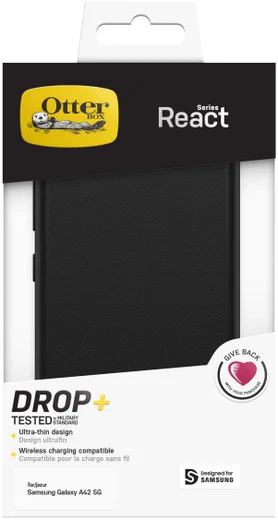OtterBox React Samsung Galaxy A42 Hoesje Back Cover Zwart afbeelding 11