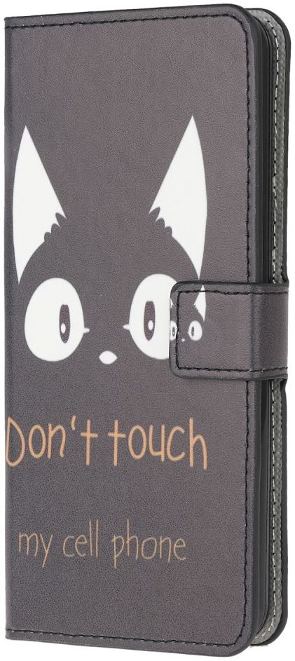 Samsung Galaxy A52 / A52S Hoesje Wallet Book Case met Print Don't Touch afbeelding 1
