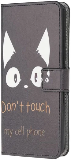 Samsung Galaxy A52 / A52S Hoesje Wallet Book Case met Print Don't Touch afbeelding 1