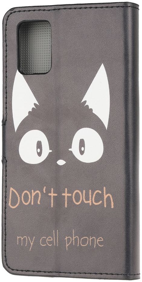 Samsung Galaxy A52 / A52S Hoesje Wallet Book Case met Print Don't Touch afbeelding 3