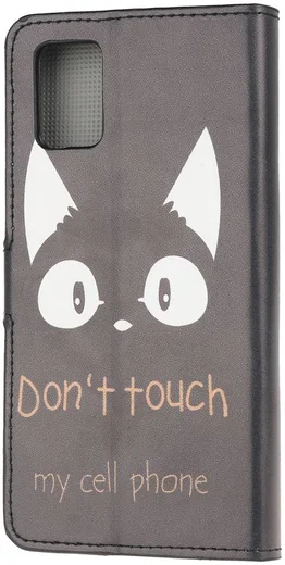 Samsung Galaxy A52 / A52S Hoesje Wallet Book Case met Print Don't Touch afbeelding 3