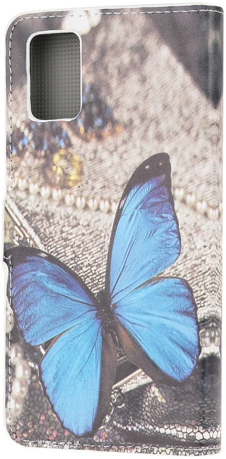 Samsung Galaxy A52 / A52S Hoesje Wallet Book Case met Print Blauwe Vlinder afbeelding 3
