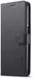 LC.IMEEKE Samsung Galaxy A12 Hoesje Book Case Kunst Leer Zwart afbeelding 1