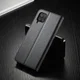 LC.IMEEKE Samsung Galaxy A12 Hoesje Book Case Kunst Leer Zwart afbeelding 14