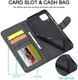 LC.IMEEKE Samsung Galaxy A12 Hoesje Book Case Kunst Leer Zwart afbeelding 10