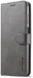 LC.IMEEKE Samsung Galaxy A12 Hoesje Book Case Kunst Leer Grijs afbeelding 1