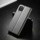 LC.IMEEKE Samsung Galaxy A12 Hoesje Book Case Kunst Leer Grijs afbeelding 15