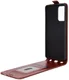 Samsung Galaxy A72 Hoesje Verticale Flip Wallet Case Kunstleer Bruin afbeelding 3