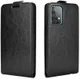 Samsung Galaxy A52 / A52S Hoesje Verticale Flip Wallet Case Kunstleer Zwart afbeelding 4
