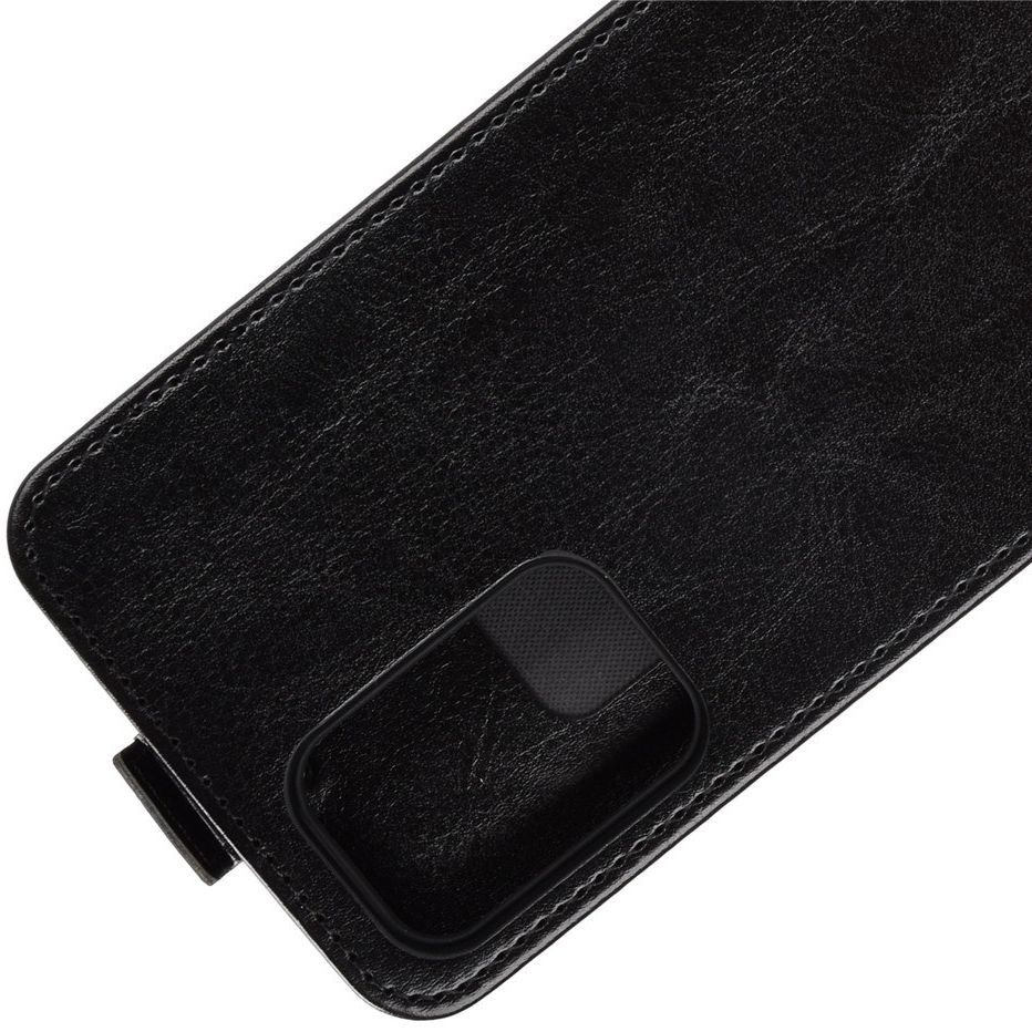 Samsung Galaxy A52 / A52S Hoesje Verticale Flip Wallet Case Kunstleer Zwart afbeelding 3