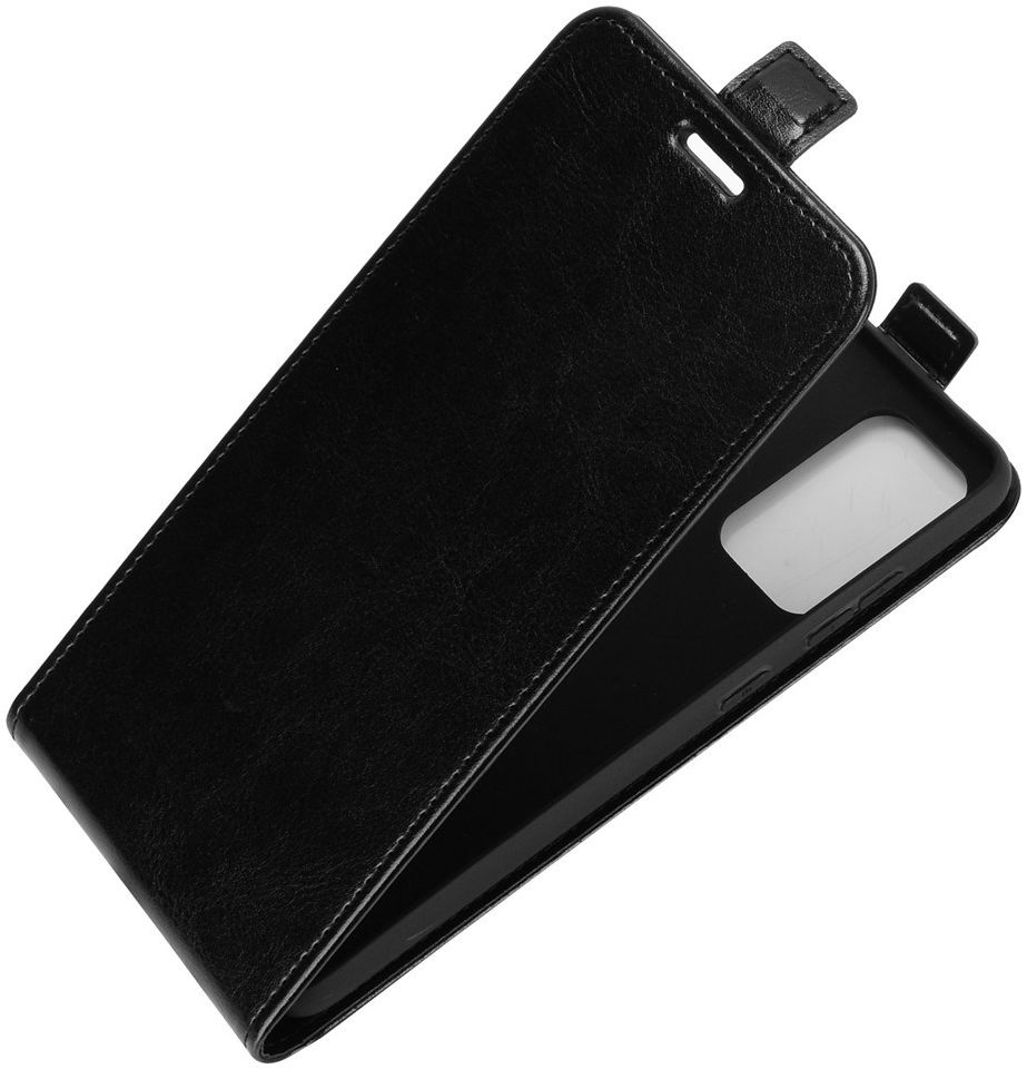 Samsung Galaxy A52 / A52S Hoesje Verticale Flip Wallet Case Kunstleer Zwart afbeelding 2