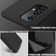 Samsung Galaxy A52 / A52S Hoesje Twill Slim Textuur Back Cover Zwart afbeelding 4
