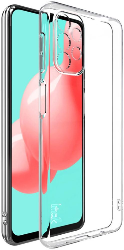 IMAK UX-5 Samsung Galaxy A32 5G Hoesje Flexibel en Dun TPU Transparant afbeelding 1