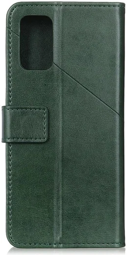 Samsung Galaxy A02s Portemonnee Hoesje Kunstleer Groen afbeelding 3